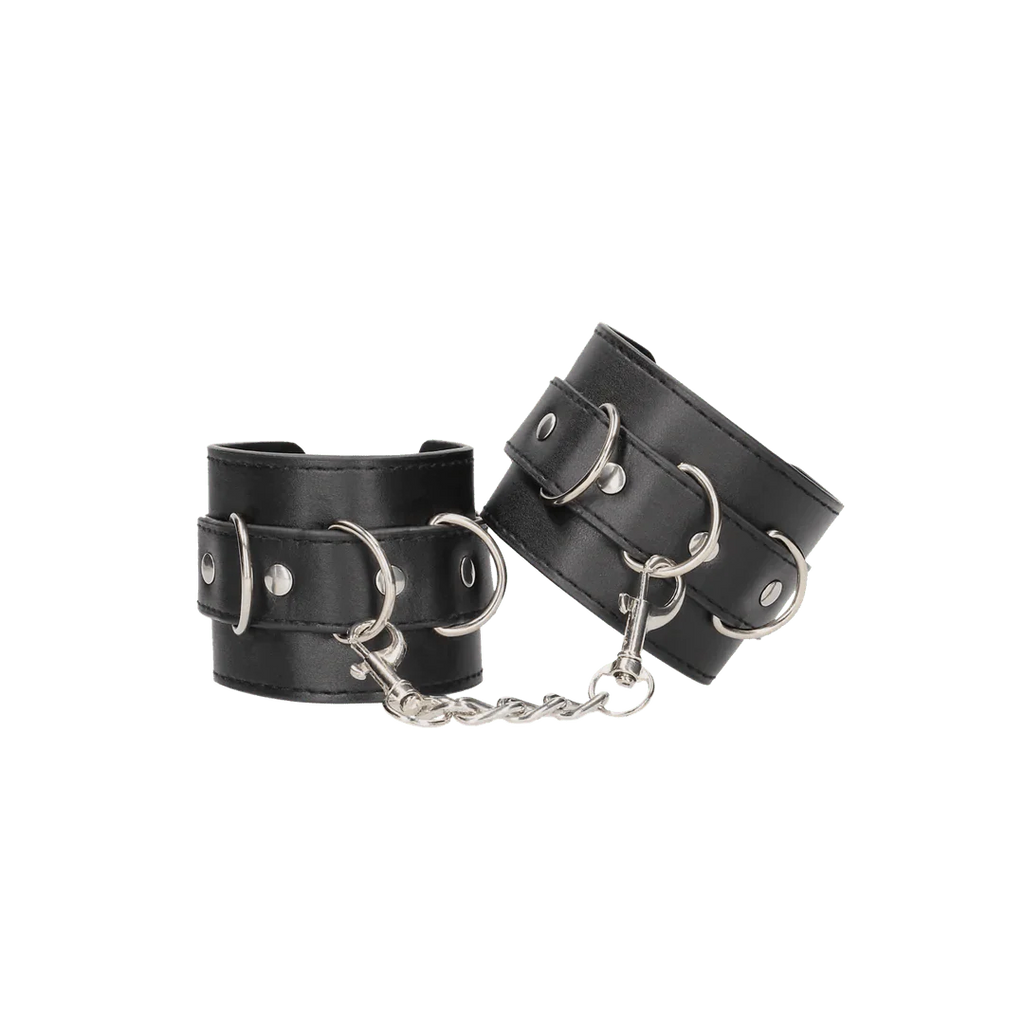 OUCH Bonded Leather Hand or Ankle Cuffs