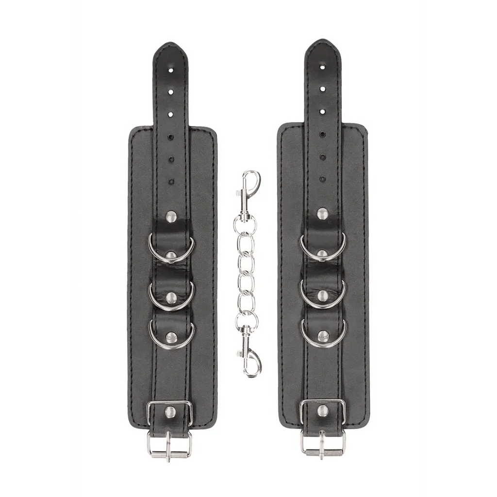 OUCH Bonded Leather Hand or Ankle Cuffs