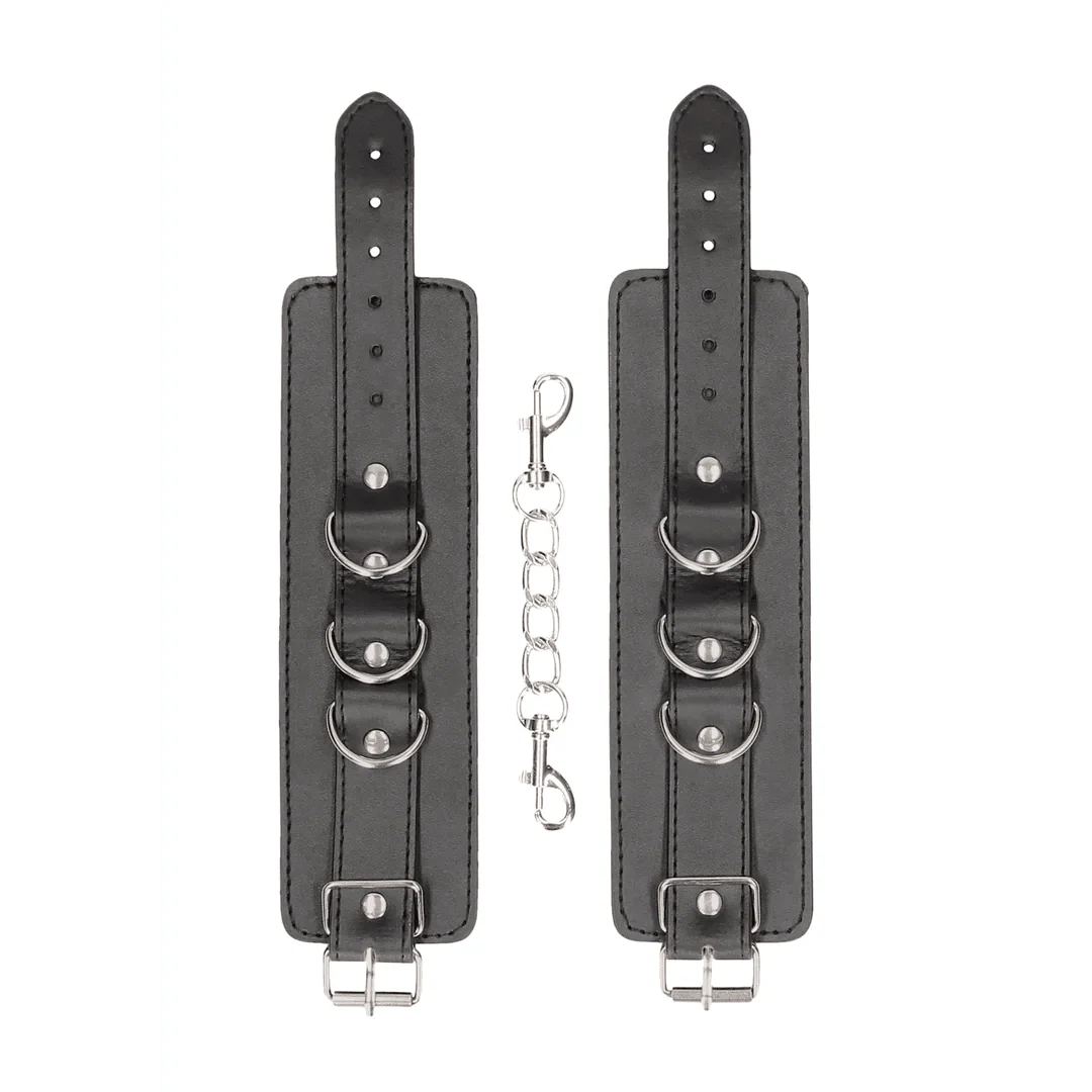 OUCH Bonded Leather Hand or Ankle Cuffs