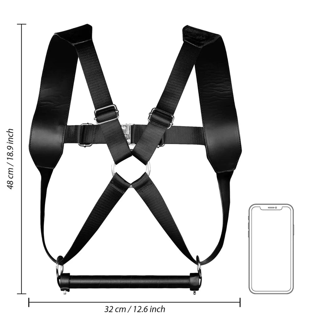 OUCH BSDM Harness Restraint - Black