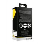 OUCH Head Harness with Breathable Ball Gag and Nose Hooks - Black