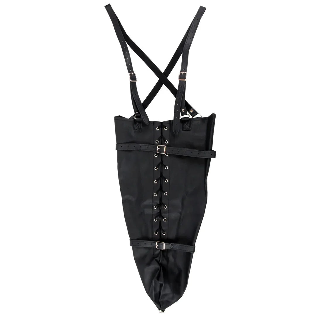 OUCH Lace - up Full Sleeve Arm Restraint - Black