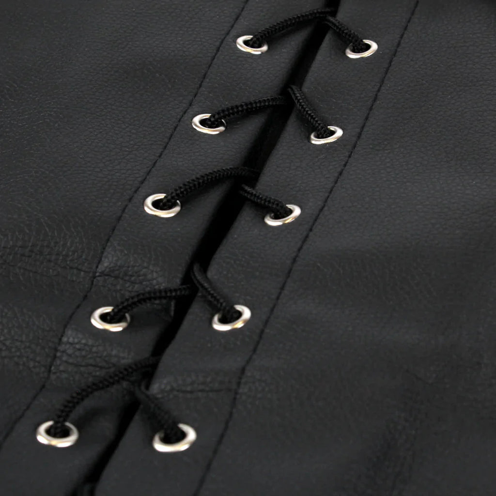 OUCH Lace - up Full Sleeve Arm Restraint - Black