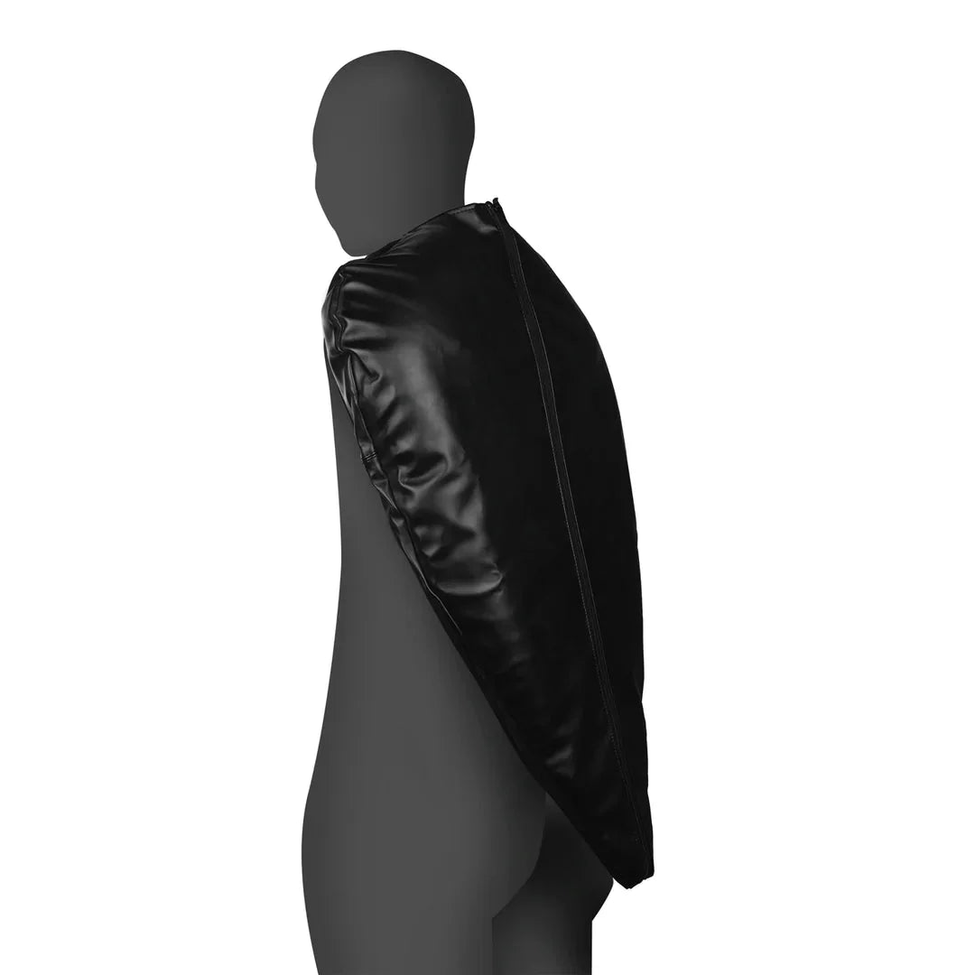 OUCH Zip - Up Full Arm and Shoulder Sleeve Restraint - Black