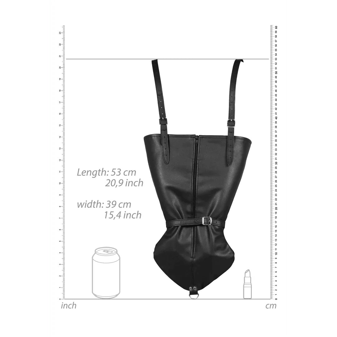 OUCH Zip - up Full Sleeve Arm Restraint - Black
