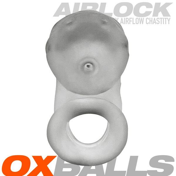 Oxballs AIRLOCK Air - Lite Vented Chastity | Clear Ice