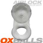 Oxballs AIRLOCK Air - Lite Vented Chastity | Clear Ice