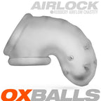 Oxballs AIRLOCK Air - Lite Vented Chastity | Clear Ice
