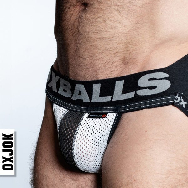 Oxballs AIRMESH SWAGGER Jockstrap | Ice White