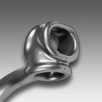 Oxballs ALIEN PUP - TAIL Plug with Cocksling | Silver