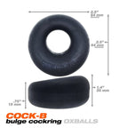 Oxballs BIGGER OX Cockring - Clear Ice