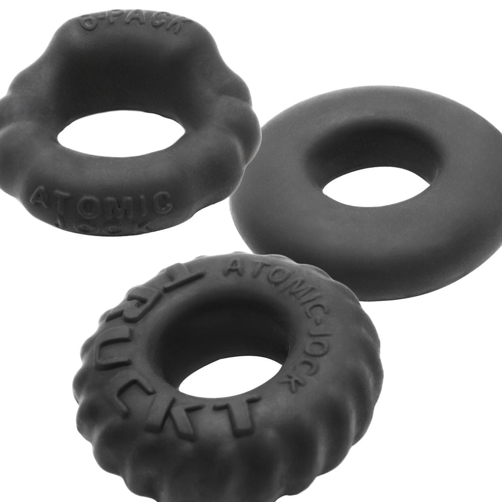 Oxballs Bonemaker Cockrings 3 pack | Night Black