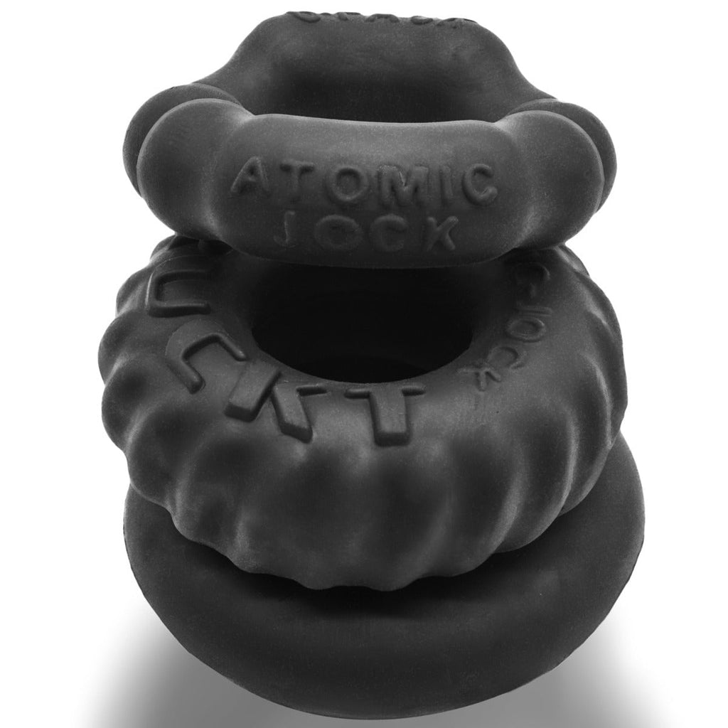 Oxballs Bonemaker Cockrings 3 pack | Night Black