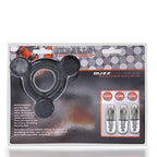 Oxballs BUZZSQUEEZE triple - vibe ballstretcher - Black