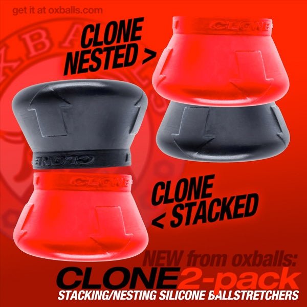 Oxballs CLONE DUO - Black/Black