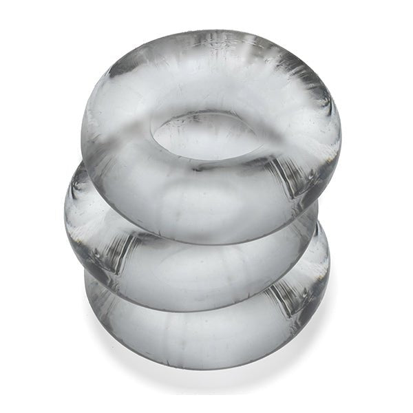 Oxballs FAT WILLY 3 Pack - Clear
