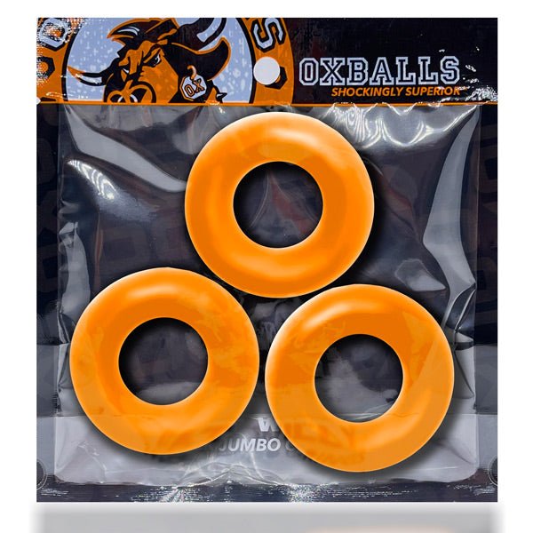 Oxballs FAT WILLY 3 Pack - Orange