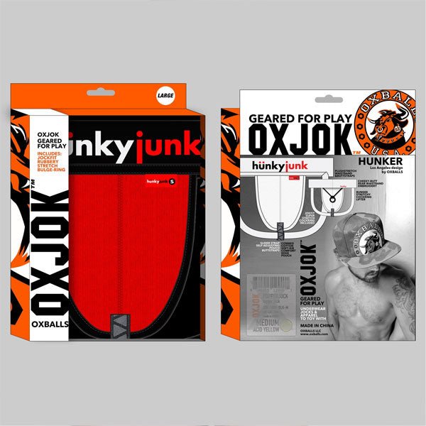 Oxballs HUNKER Jockstrap | Red Hot