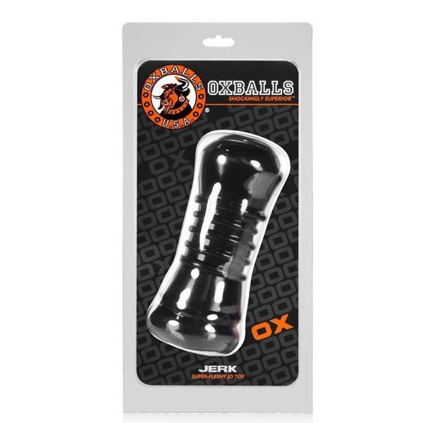 Oxballs JERK Multi - ribbed Masturbator | Black