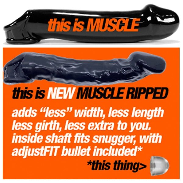 Oxballs MUSCLE RIPPED Cocksheath - Black
