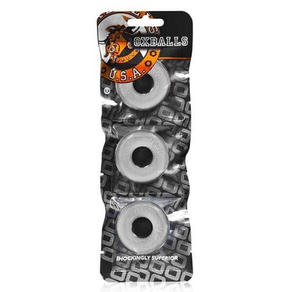 Oxballs RINGER Donut Cockring 3 Pack - Clear