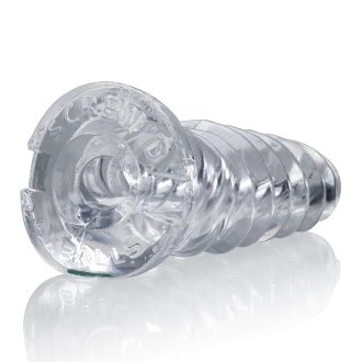 Oxballs SCREW'D Spiral Wank Off Toy | Clear