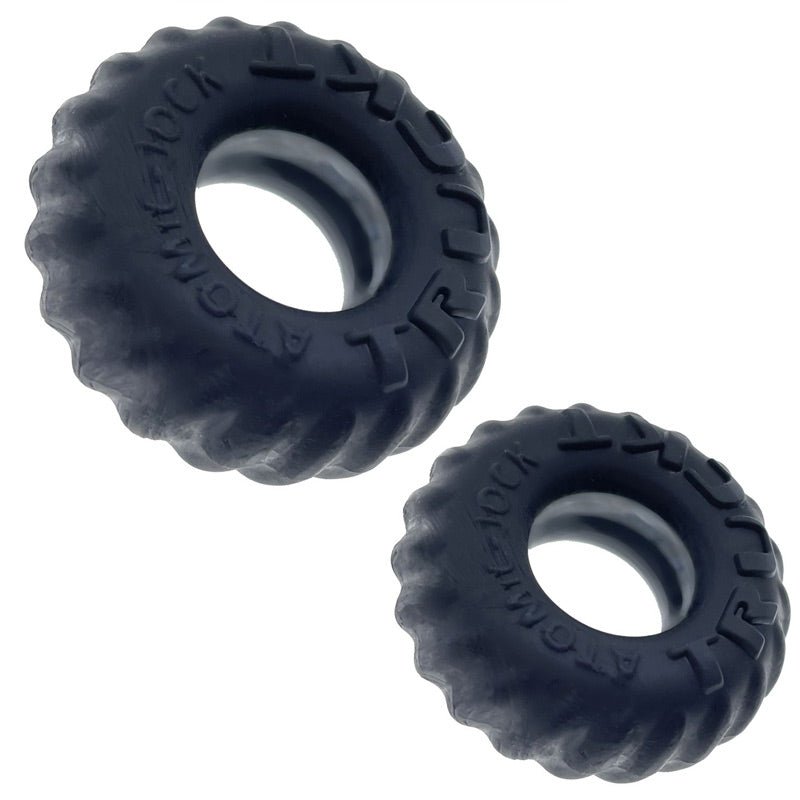 Oxballs TRUCKT Cockring 2 Pack - Night Black