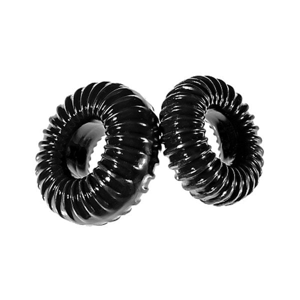 Perfect Fit Blend Premium Stretch Ribbed Ring 2 - pack - Black