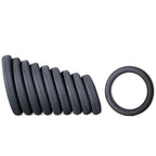 Perfect Fit PLAY ZONE Kit : 9 Cock Rings & Storage Cone | Silicone