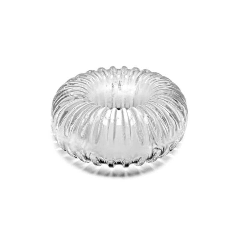 Perfect Fit RIBBED COCK RING | Clear