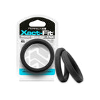 Perfect Fit XACT FIT Silicone Cock Ring 2 Pack | Size Options