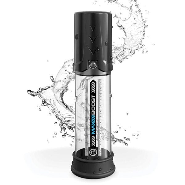 Pump Worx Max Boost Penis Pump| Black/Clear