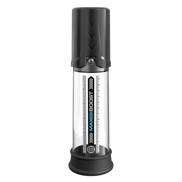 Pump Worx Max Boost Penis Pump| Black/Clear