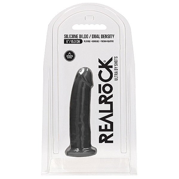 Realistic Dildo Without Balls - Black | 6 Inches