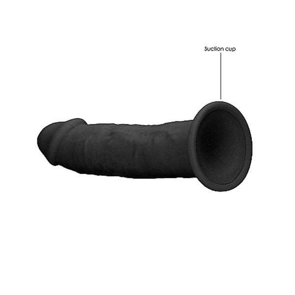 Realistic Dildo Without Balls - Black | 6 Inches