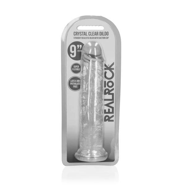 Realrock Straight Realistic Dildo with Suction Cup - 9'' / 23cm