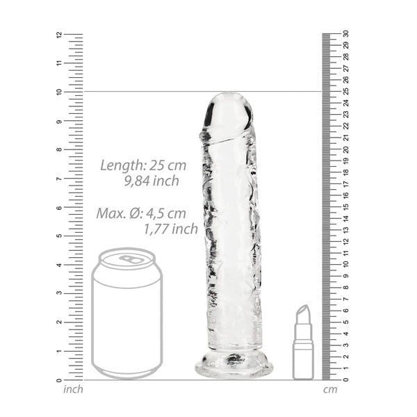 Realrock Straight Realistic Dildo with Suction Cup - 9'' / 23cm