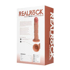 RealRock Vibrating Regular Curved Cock - 8" - Tan