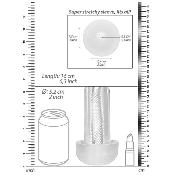 Rechargeable Automatic Cyber Pump with Sleeve | Transparent
