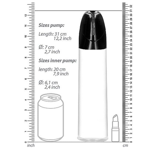 Rechargeable Smart Cyber Pump with Sleeve | Transparent