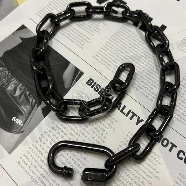 Riegillio Master of the House Sirainer Chain Collar | Black
