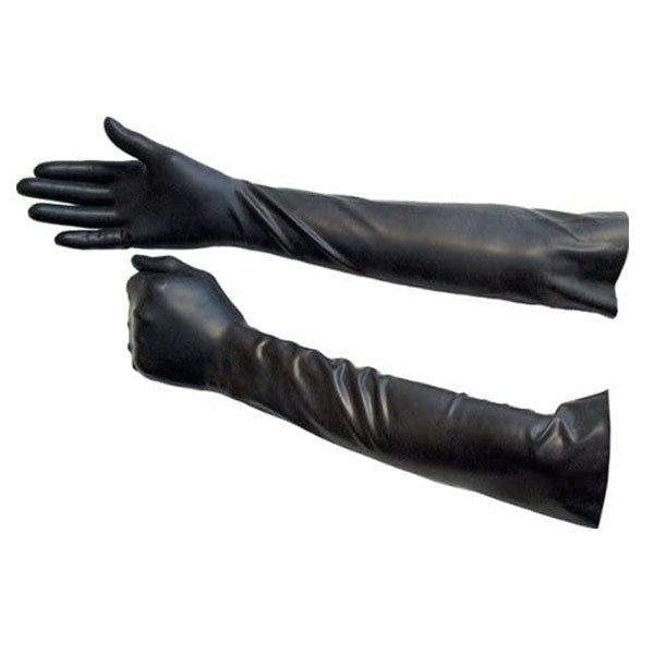 Rubber Gloves Elbow Length | Black