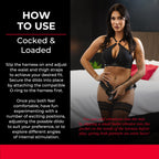 SEI MIO - Cocked and Loaded - Advanced Strap - On Harness and 6.5” Dildo