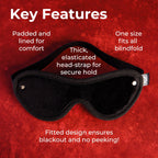 SEI MIO - Eyes Wide Shut - Soft Velvet Blindfold