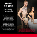 SEI MIO - Roundly Chastised - Broad Circular Spanking Paddle