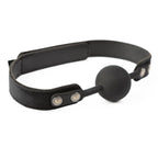 SEI MIO - Strictly Come Quietly - Soft Strap Silicone Ball Gag