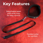 SEI MIO - Take the Lead - Padded Neck Collar and Leash