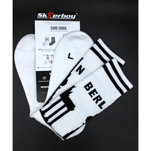 Sk8erboy Berlin Socks | White