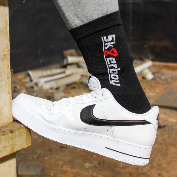 Sk8erboy Crew Socks | Black