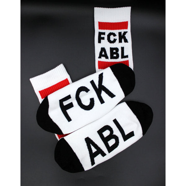 Sk8erboy Fck Able Socks | White